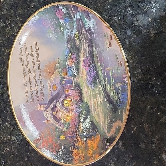 Set of 4 Thomas Kinkade's COLLECTOR'S Plates Bradford Exchange - Picture 3 of 9